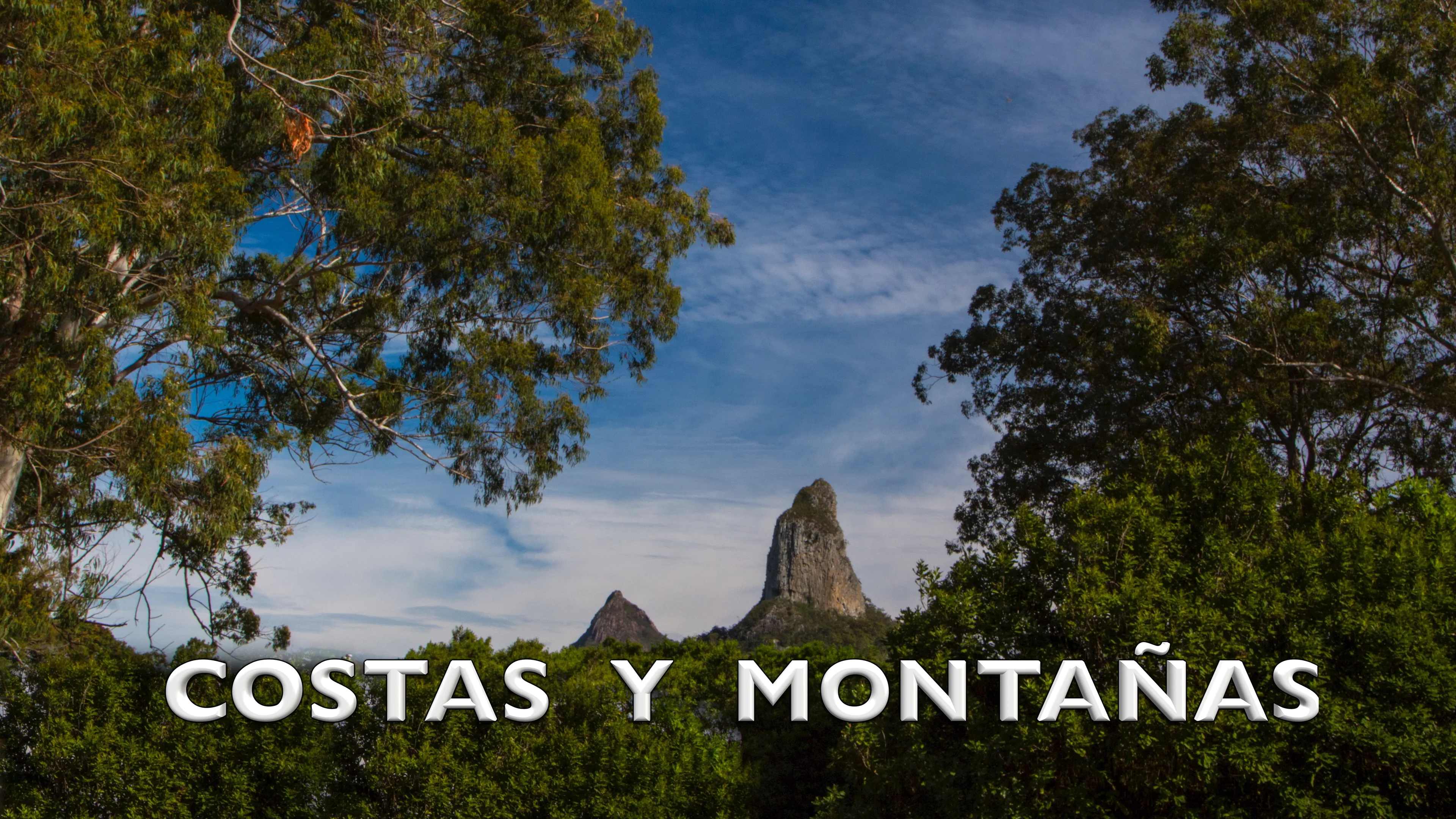Costas y Montañas poster
